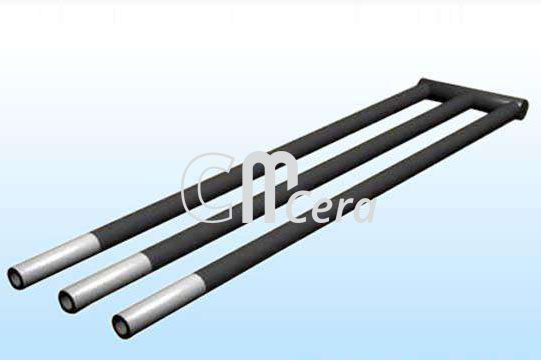 Tri-phase silicon-carbide rod