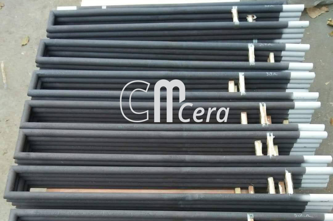 U-shape silicon-carbide rod